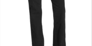 NYDJ Button-Front Barbara Boot Cut Jeans Black Size 16