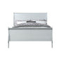 Louis Philippe Platinum Finish Twin Bed
