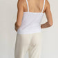 Donni. - Pointelle Square Neck Tank Top