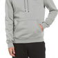 Original Penguin Men's Slim Fit Solid Fleece Hoodie Sweatshirt Gray Size Medium