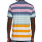 Original Penguin Men's Engineered Stripe T-Shirt Blue Size X-Large
