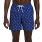 Original Penguin Men's Pete Print Swim Shorts Blue Size Medium