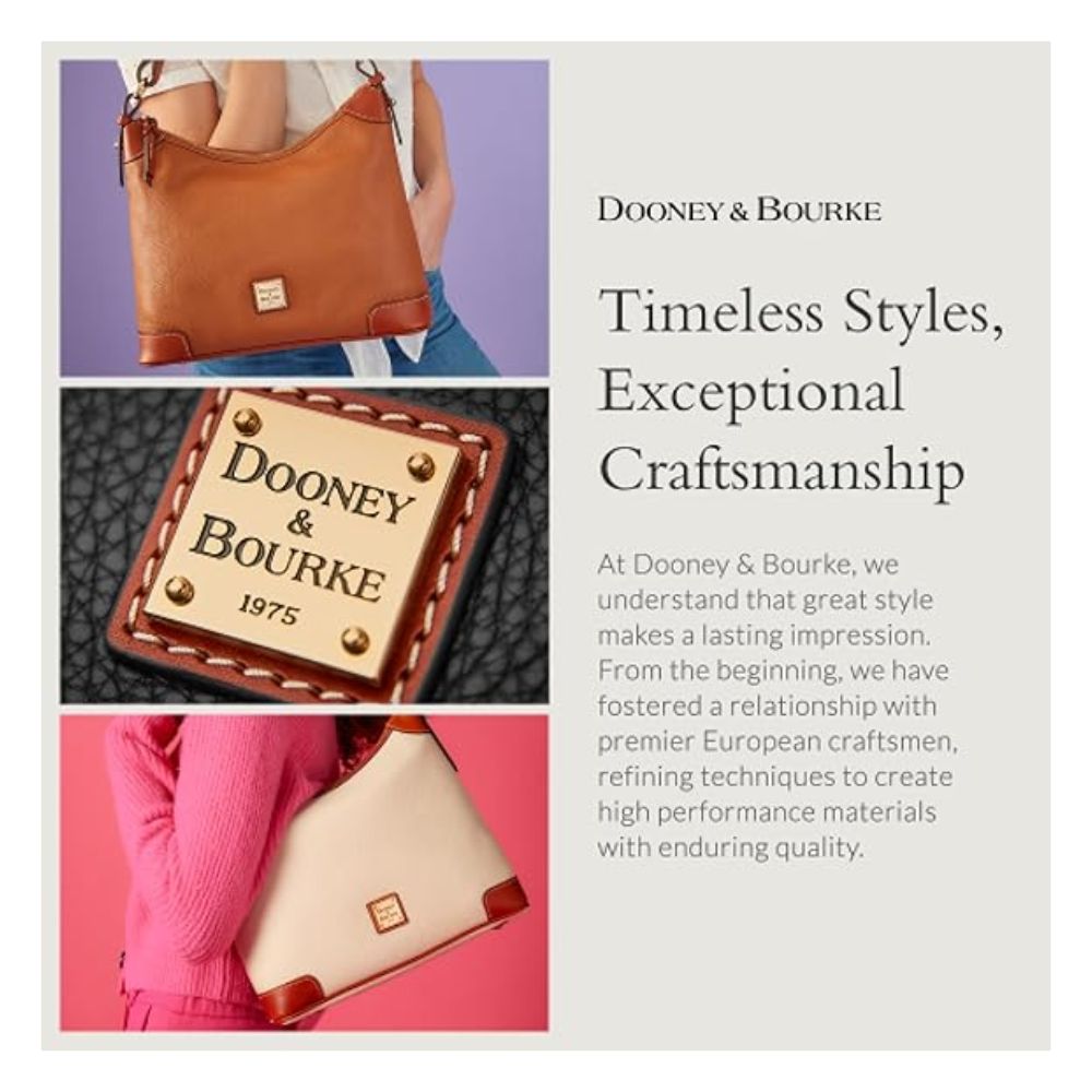 Dooney & Bourke Handbag, Pebble Grain Zip Zip Satchel