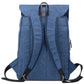 PX Men's Lincoln Two Tone Canvas Backpack Blue Size Regular
