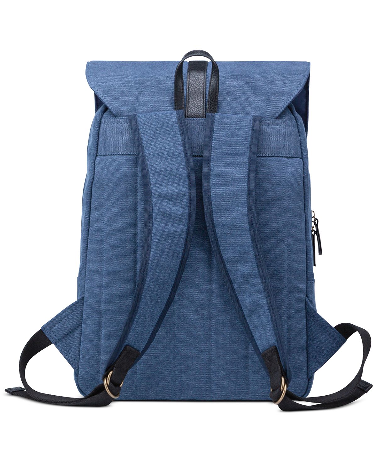 PX Men's Lincoln Two Tone Canvas Backpack Blue Size Regular