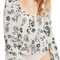 Free People - Intimately Free People One on One Bodysuit Top Shirt Ivory Floral
