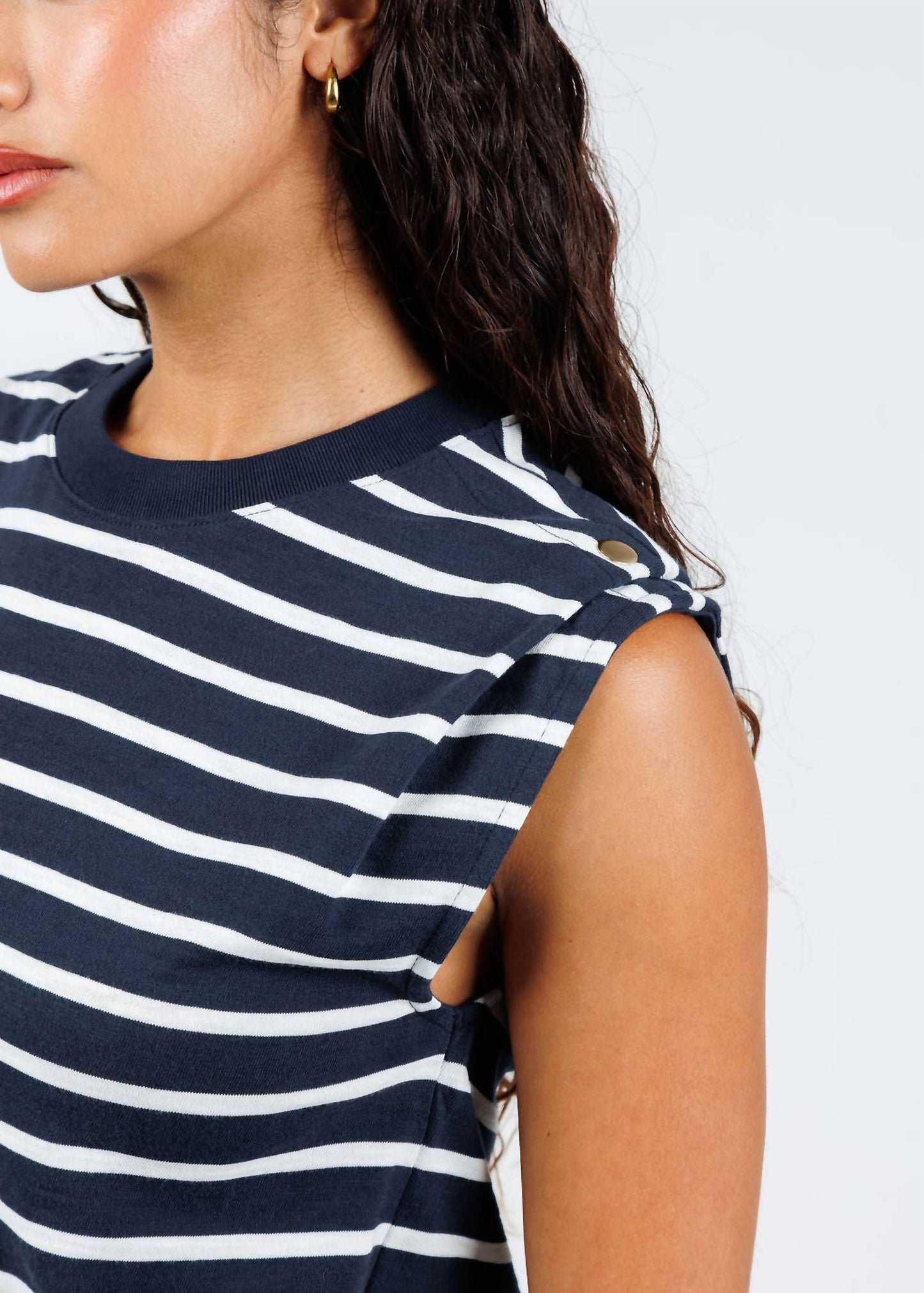 Nation Ltd - Women's Marina Stripe Muscle Top