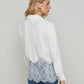 L'Agence - Adalee Lace Inset Blouse