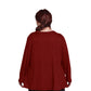 On The Plus Side - Waffle Knit Long Sleeve Top - Plus