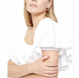 Free People - Poof Goes My Heart Ruffle Bodysuit