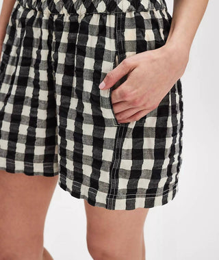 Free People - Seersucker Pull-On Shorts