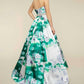Mac Duggal - Strapless Sweetheart Neckline Floral Ball Gown