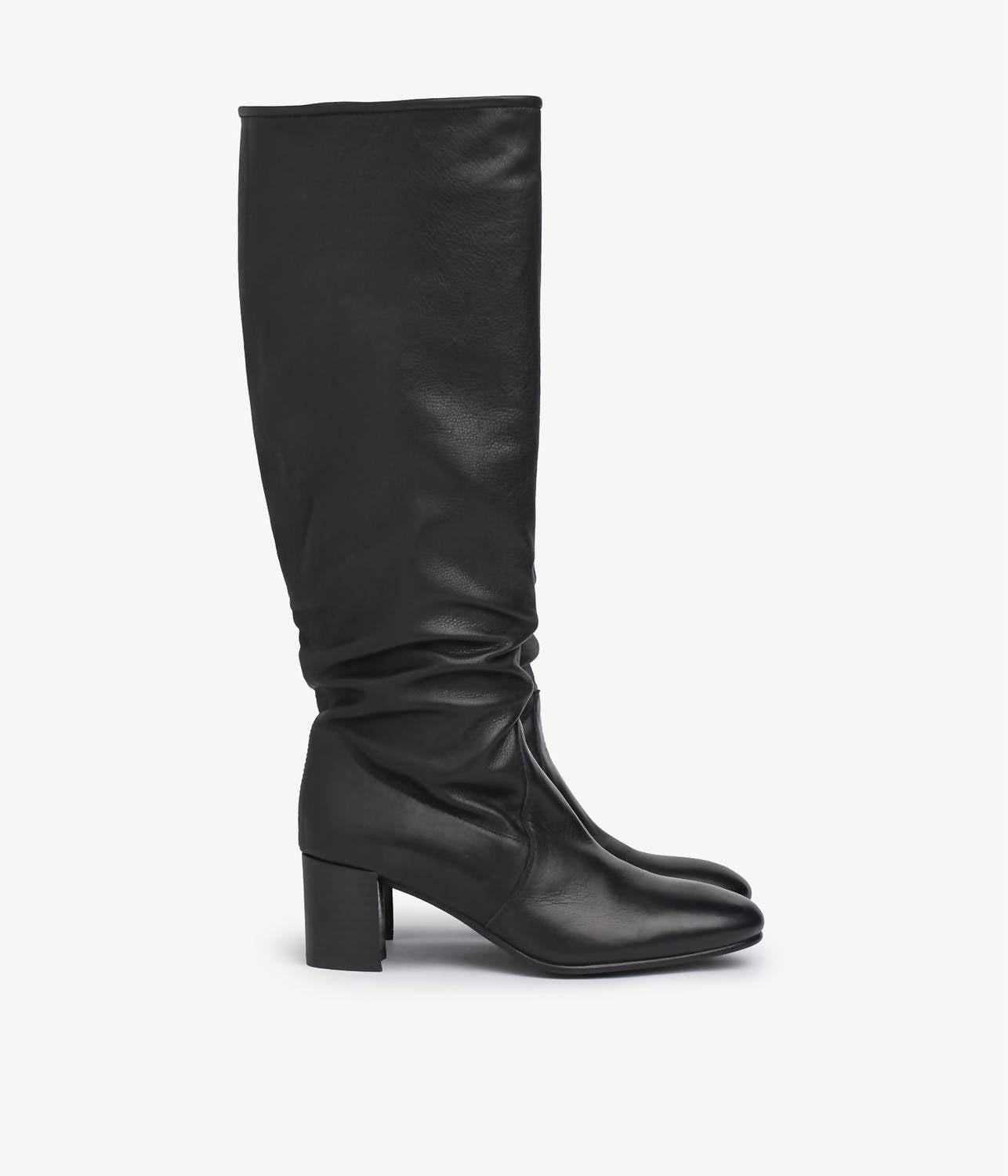 Pedro Garcia - Xantia Tall Midi Slouch Leather Boots
