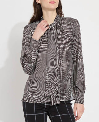 Lysse - janis scarf neck blouse