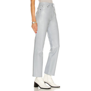 Agolde - Women's 90’s Pinch Waist Leather Pants