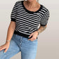 Anniewear - Quinn Striped Puff Top