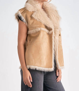 Elan - Long Faux Fur Vest