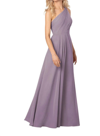 Sorella Vita - Simple One-Shoulder Bridesmaid Dress with Ruching