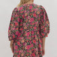 Entro - Floral Puff Sleeve Dress