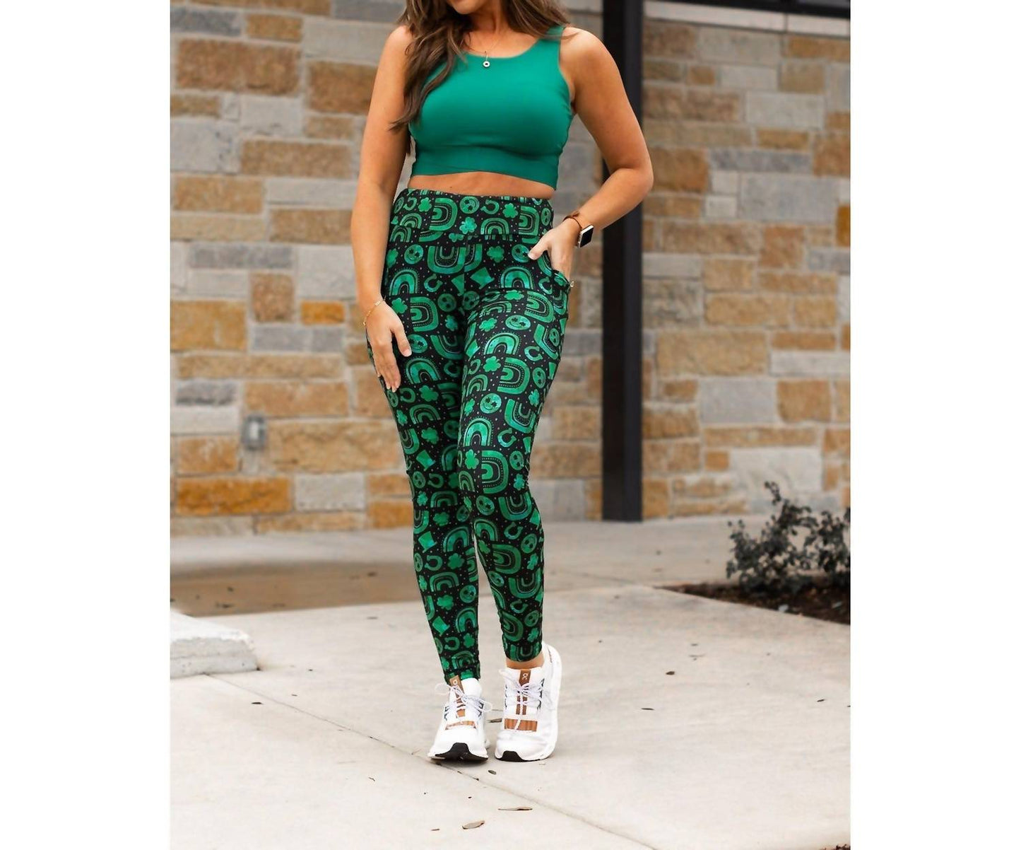 Julia Rose - St Patricks Day Lucky Charm Leggings