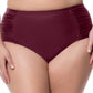 Jessica Simpson - Plus Size Shirred High Waisted Bikini Bottom