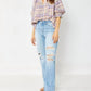 Judy Blue - Rigid 90’s Destroy Straight Leg Jeans