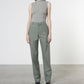 Enza Costa - SILK KNIT RIB SLEEVELESS MOCKNECK