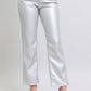 Judy Blue - High Waisted Tummy Control Faux Leather Straight Leg Pants