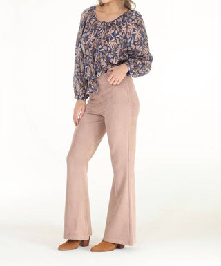 Paparazzi - Voile Floral Peasant Blouse