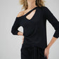 Lna - Klane Long Sleeve Ribbed Top