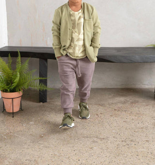 Omamimini - Boys' Boxy T-Shirt with All Over Print