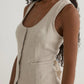 Bella Dahl - Scoop Neck Button Vest