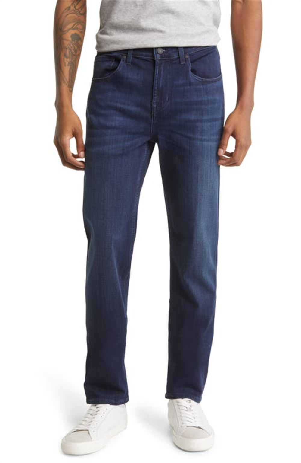 7 For All Mankind Slimmy Squiggle Slim Fit Jeans in Deep Blue Size 33X32