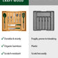 Silverware Drawer Organizer, Natural (9 Slots)