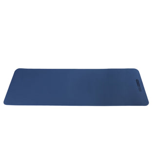 HolaHatha 72 x 24" Double Sided 0.25" Thick Non Slip Home Workout Yoga Mat, Blue