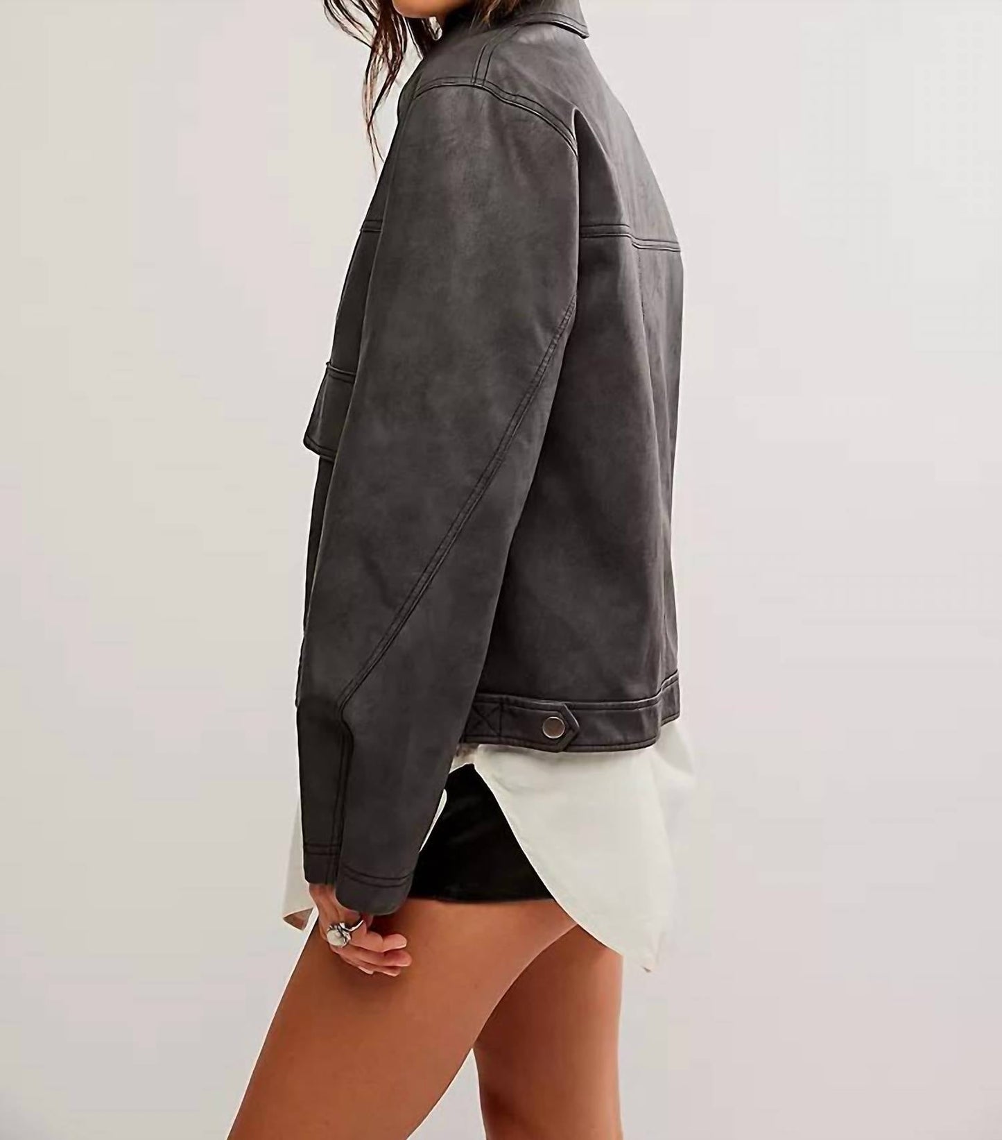 Free People - Blair Vegan Leather Jacket