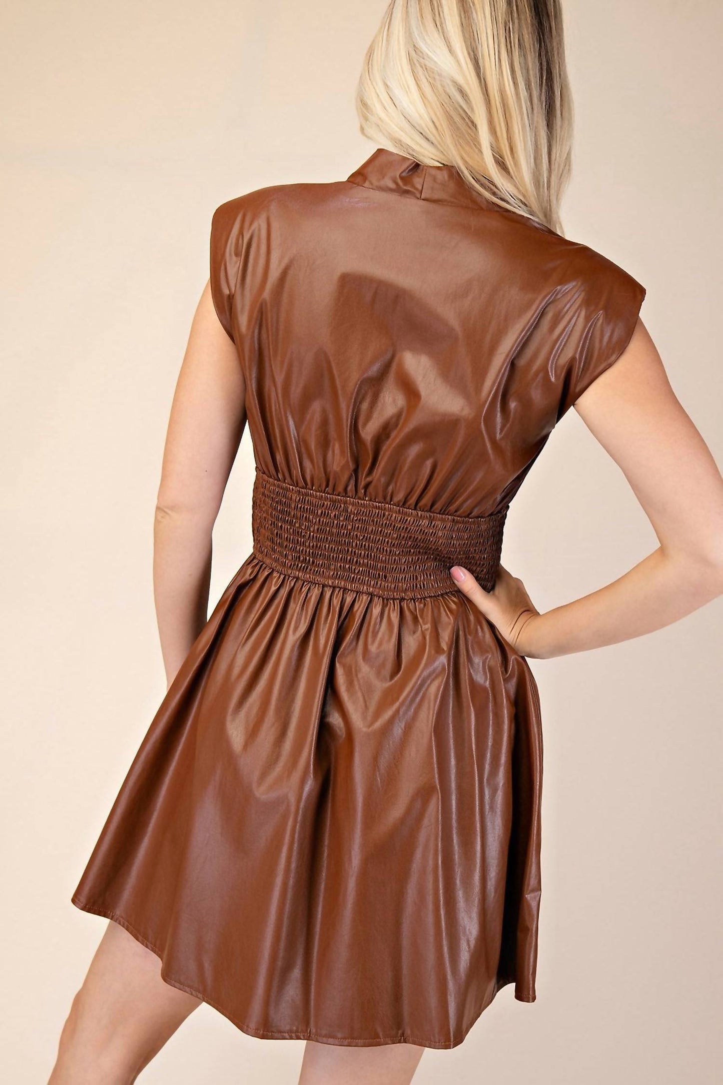 Glam - Ryder Chic Leather Dress