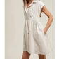 Wishlist - Stay When It's Tough Collared Sleeveless Mini Dress
