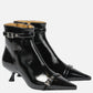 Ganni - Women's Eyelets Kitten Heel Boots