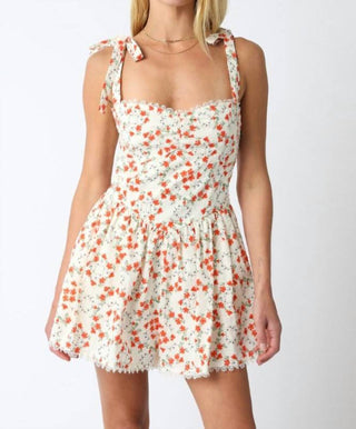 Olivaceous - Clementine Crush Romper