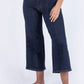 Judy Blue - Vintage Blues High-rise Tummy Control Crop Wide Leg Jeans