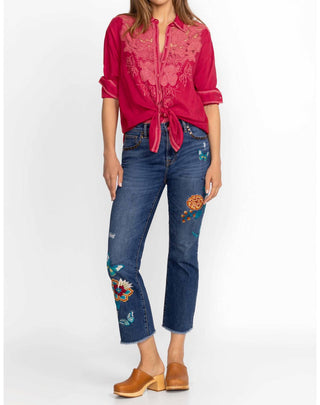 Johnny Was - Taymia Cropped Baby Boot Jean