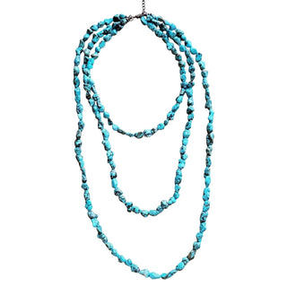 Jewelry Junkie - Women's Genuine Triple Strand Necklace