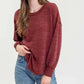 Blu Pepper - Round Neck Drop Shoulder Sweater