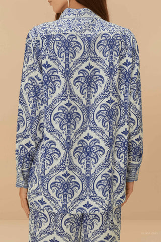 Farm Rio - Tropical Cameo Pajama Shirt