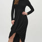 Joseph Ribkoff - Pleated Midi Cocoon Dress