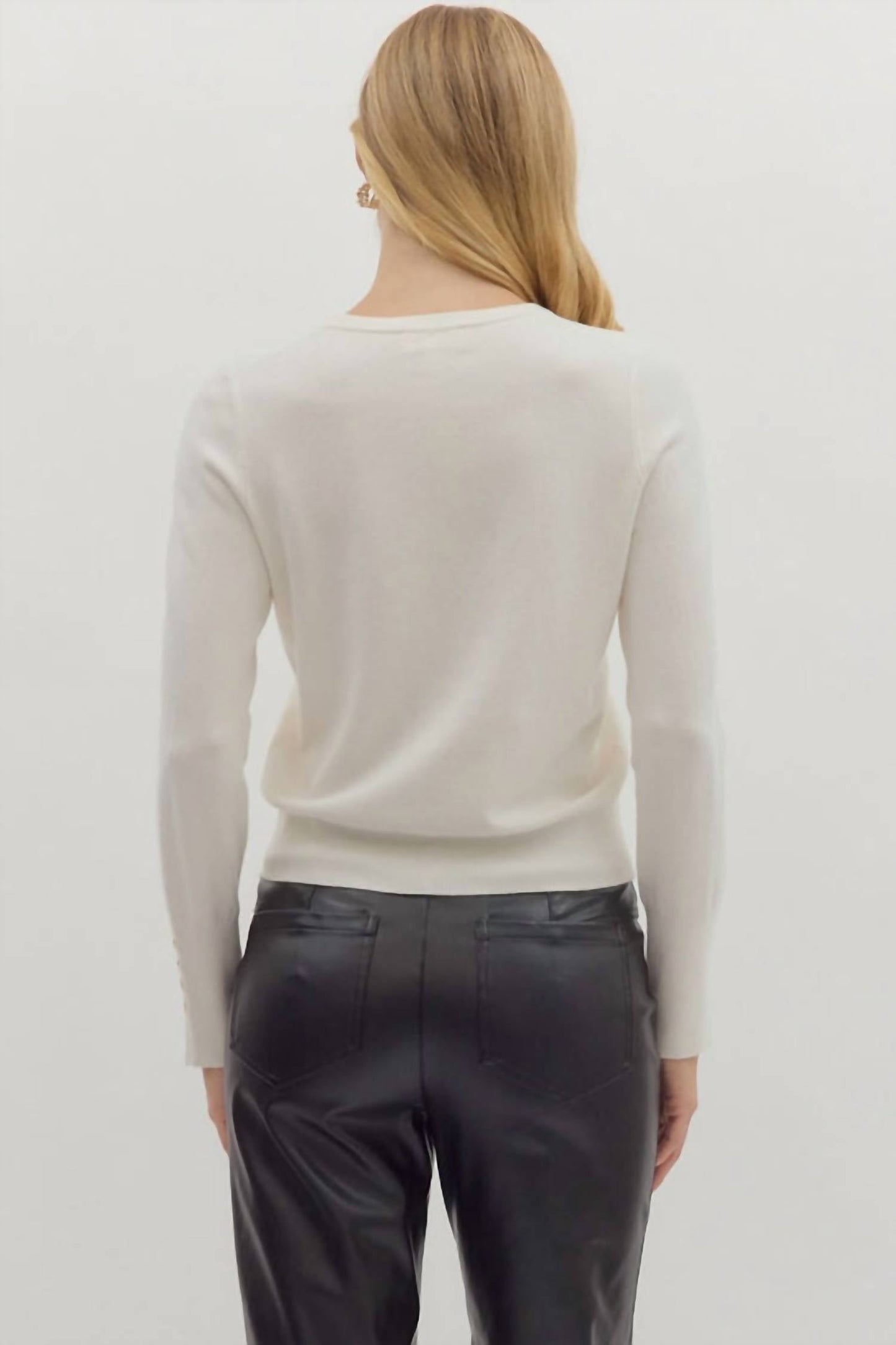 Entro - Long Sleeve Knit Top