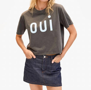Clare V. - Short Sleeve Tee With Oui