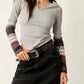 Free People - We The Free Cozy Craft Cuff Long Sleeve V-neck Top