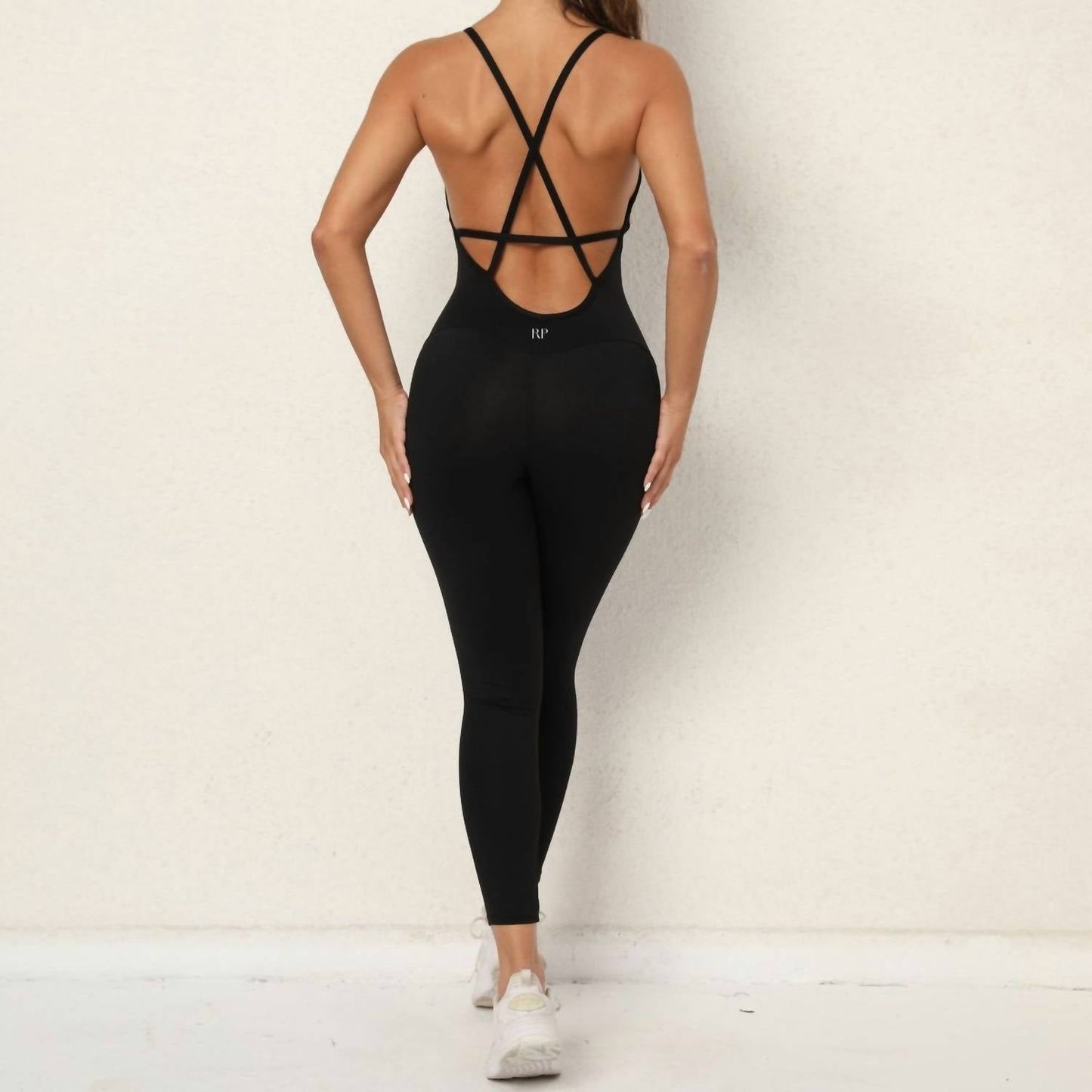 Rockstar Peach - Strappy Scoopneck Jumpsuit